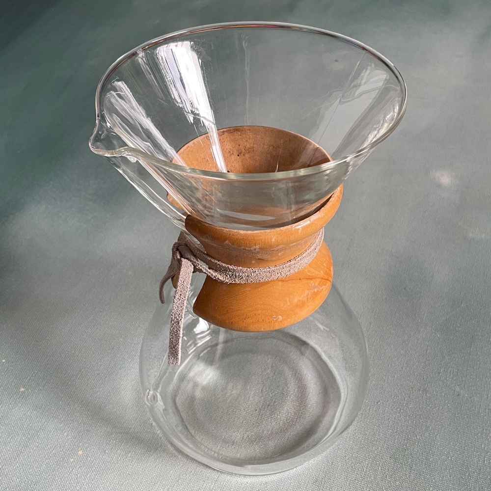 Vintage Chemex Coffee Glass Carafe 9 1/4”